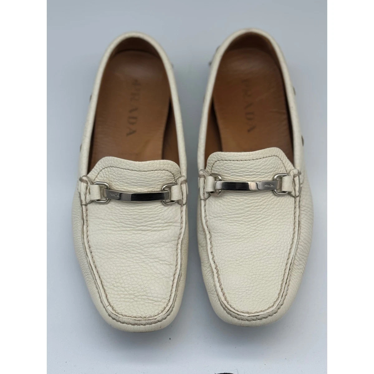 PRADA Loafer White Casual Shoes for Men for sale | eBay display picture 1
