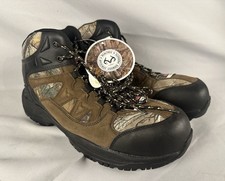 Brahma Men's Buck Steel Toe Rugged Style Work Boots Shoes Size 13W Camo