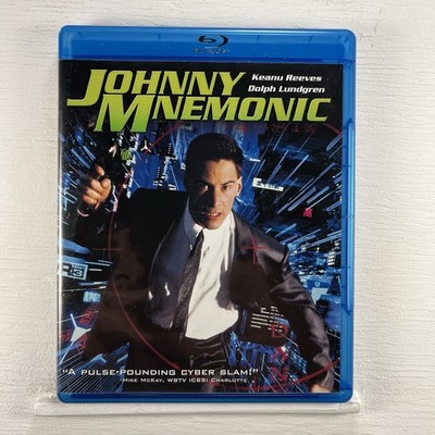 Johnny Mnemonic (Blu-ray, 1995) Keanu Reeves Dolph Lundgren Cyberpunk