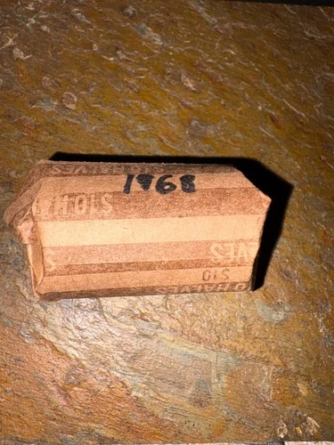 New ListingRoll of Kennedy Half Dollars 1968 40% silver