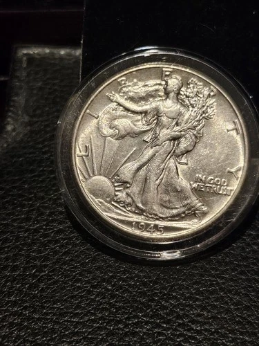 1945 Walking Liberty Half Silver Dollar