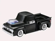 Portable Bluetooth Speaker W/ USB Port/FM Radio/Aux Inputs Black Truck Lights