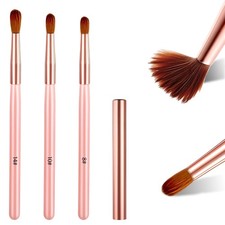 3Pcs Acrylic Nail Brush Set, Size 8/10/14 Kolinsky Acrylic Nail Brushes for Acry