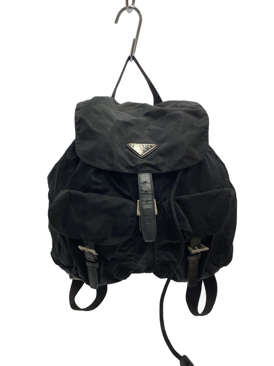 PRADA Backpack Nylon BLK Solid - image 1