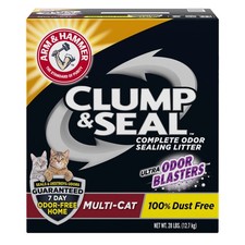 Clump  Seal Cat Litter Multi-Cat Complete Odor Sealing Clay Clumping Cat Litter