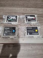 4 Set Sealed Genuine Epson 60 Ink T0601 T0602 T0603 T0604 New