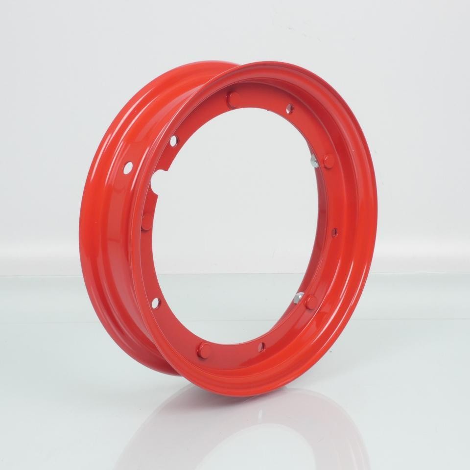 Jante avant RMS rouge 10 pouces pour corriger les vibrations sur Vespa PX 125