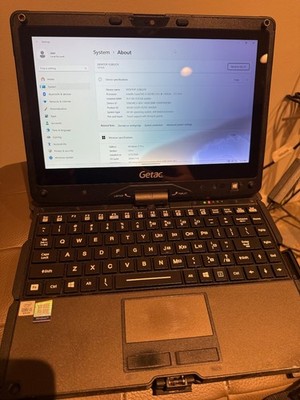 #G12 GETAC V110 G6 RUGGED LAPTOP I5-10210U 1.60G 16GB 256GB SSD WIN 11P