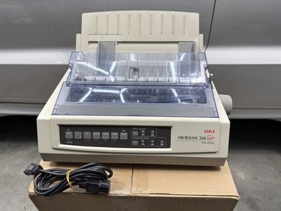 Oki MICROLINE 320 Turbo Mono Dot Matrix Printer GE7000A Excellent Condition