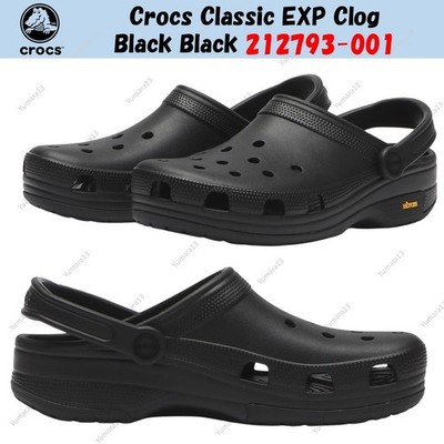 Crocs Classic EXP Clog Black Black 212793-001 Unisex Size