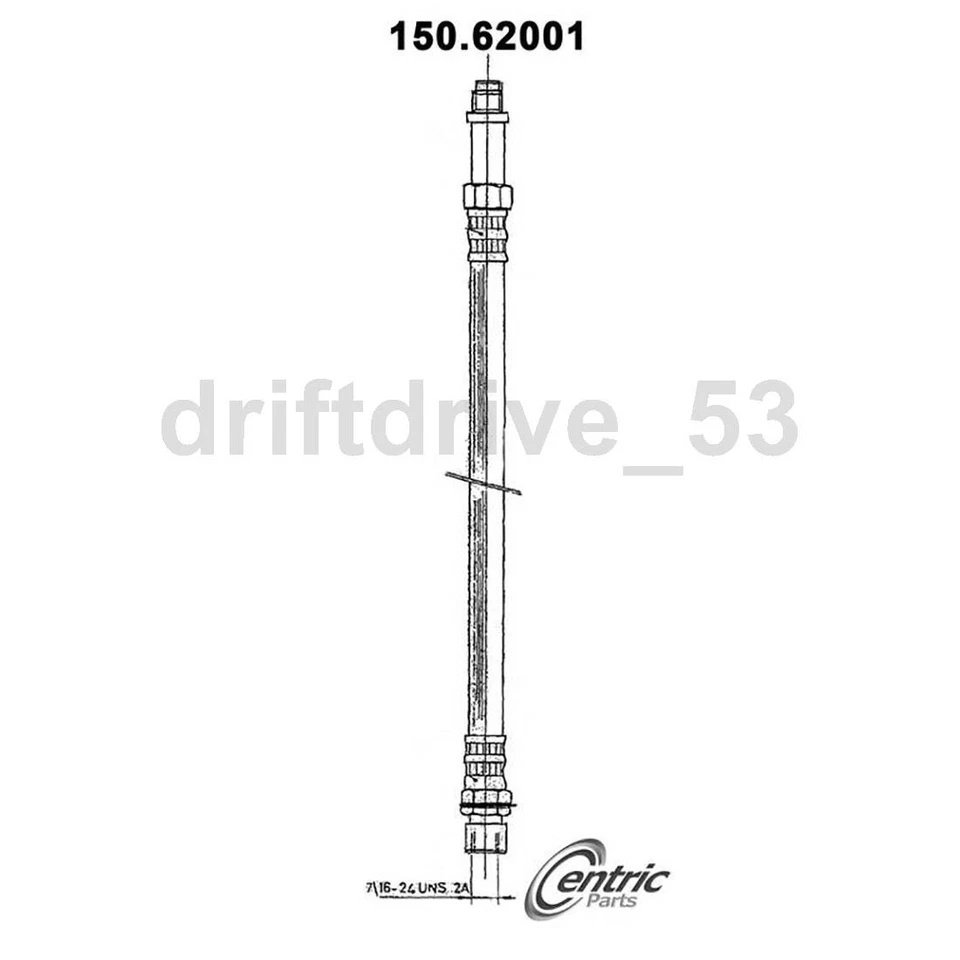 Manguera de línea de freno delantero trasero para Cadillac Calais 1965 1966 1967 1968 Foto 2 de 4