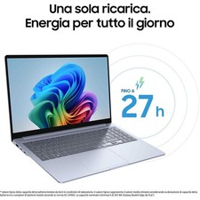 Samsung Galaxy Book 4 Edge Notebook 15.6" Ram 16 GB Memoria 512 GB Colore Blu