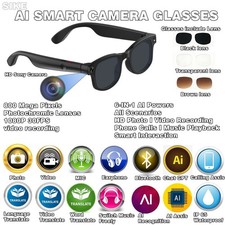 AI Camera Smart Glasses with Long Battery Life live Streaming for Real-Time