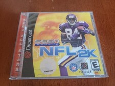NFL 2K (Sega Dreamcast, 1999) NTSC USA Version, Used With Case & Manuals