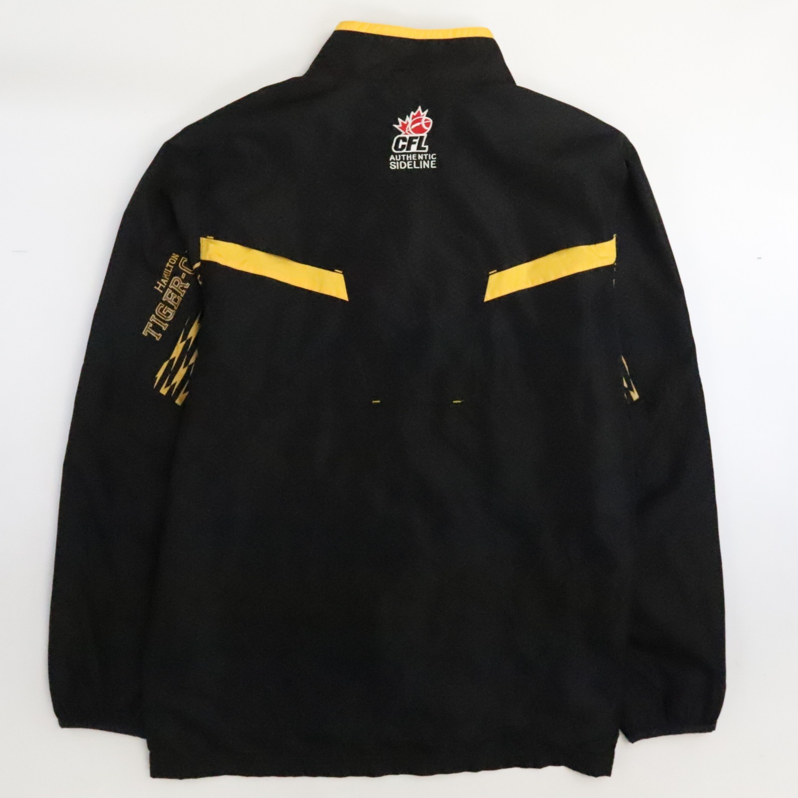 Hamilton Tiger-Cats Reebok Windbreaker Light Jacket Size Large CFL