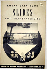 Vintage 1941 Kodak Data Book Slides Transparencies Camera Manual Photography