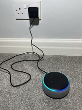 Amazon Echo Dot 3rd Generation - Smart Speaker with Alexa - Heather Grey Fabric