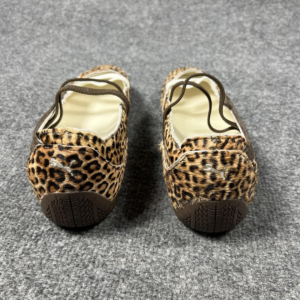 Zapatos Puma para mujer talla 7,5 estampado de leopardo Mary Jane planos Ortholite Speedcat Foto 3 de 4