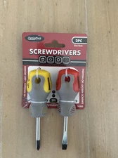 FamilyMaid 2 Piece Screwdriver Set, Comfort Grip, Hardened Tip.