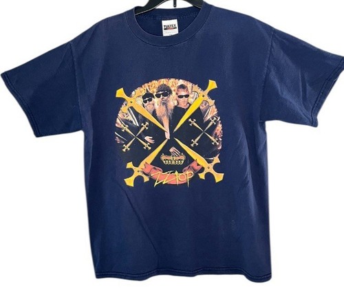 Vintage ZZ Top XXX Konzert Tour T-Shirt 1999 Größe Large