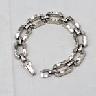 Vintage Bracelet Silver tone Estate Costume Jewelry 7"