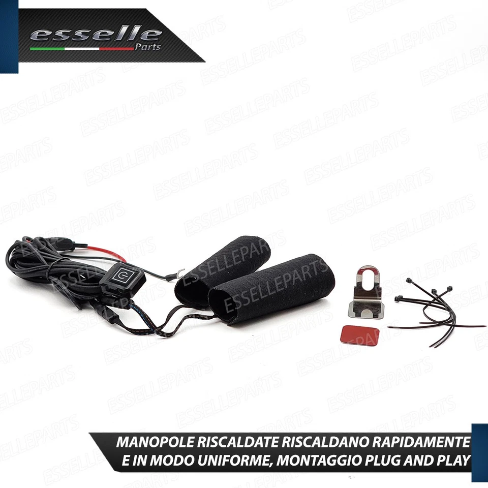 MANOPOLE RISCALDATE PER KYMCO DOWNTOWN 300I TEMPERATURA REGOLABILE IMPERMEABILI - Immagine 3 di 4