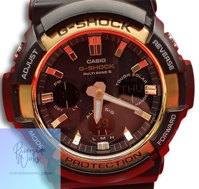 CASIO G-SHOCK GAW-100G-1AJF Quarz Digitaluhr Schwarz Grün