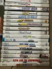 Nintendo Wii & Wii U Game Lot (33 Games) Crash Rayman Spore Just Dance Tested