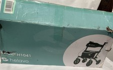Helavo All Terrain Walker Rollator H1041 Pneumatic Tires Foldable Needs Tire