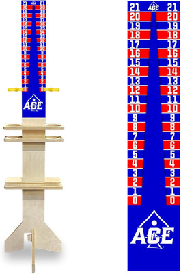Cornholeace Elite Cornhole Scoreboard 3Ft or 5.5Ft Tall Hardware Free Stand with