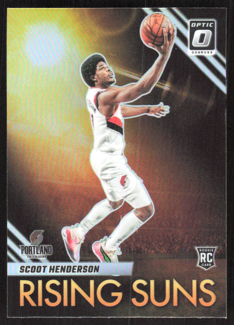 3299G 2023-24 Donruss Optic #17 Scoot Henderson Rising Suns Holo