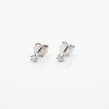 Brillant Ohrstecker in 585/14kt Weißgold, 0,15ct, 1,3g, O09. 10731