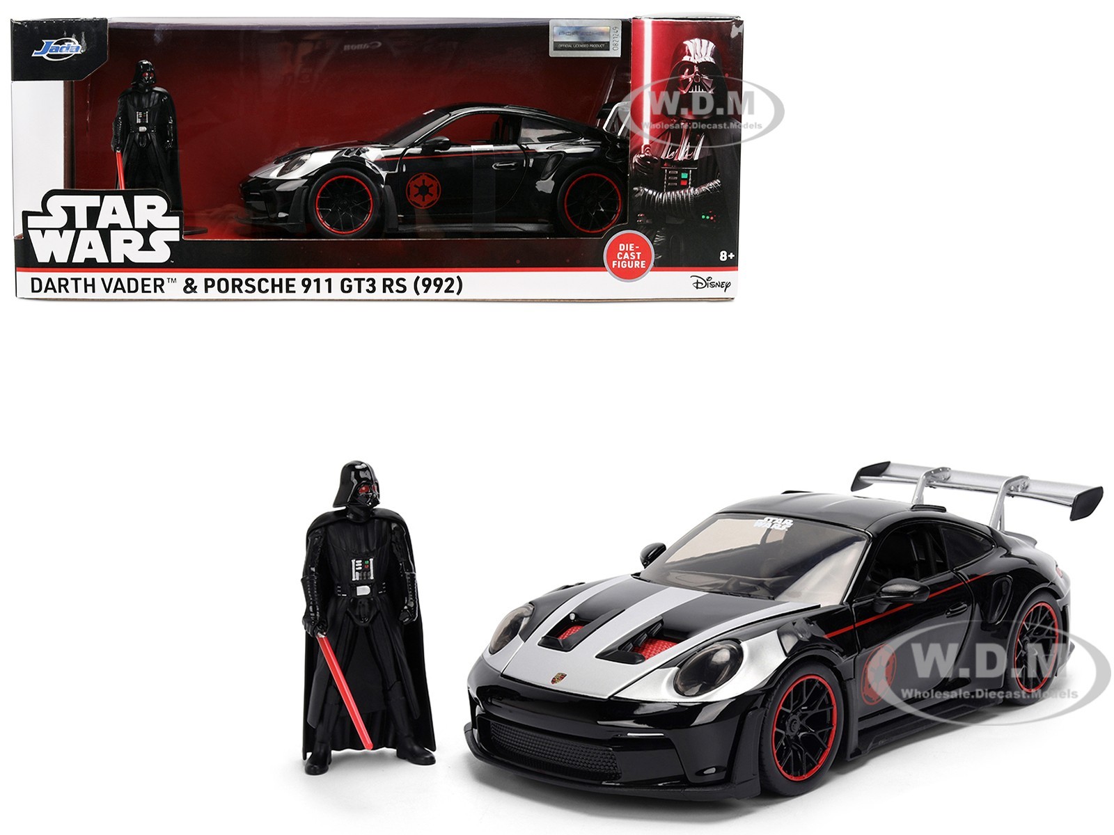 PORSCHE 911 GT3 RS (992) & DARTH VADER FIGURE 