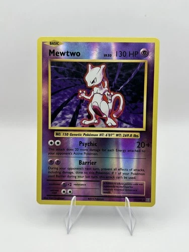 Pokémon TCG Mewtwo 51/108 Reverse Holo Rare Evolutions XY NM