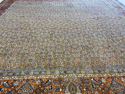 Moud Extrem Fein Mit Seide Orientteppich 225x225 Quadrahandgeknüpft Top