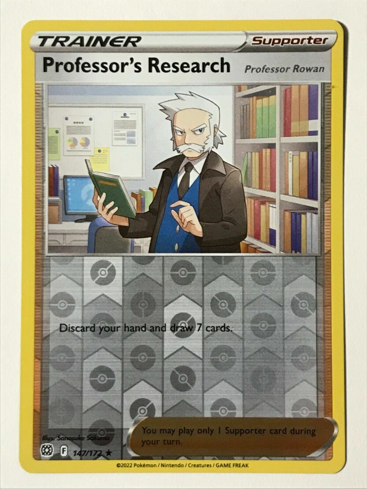 Pokemon - Professor’s Research 147/172  - Reverse Holo  - Brilliant Stars - New