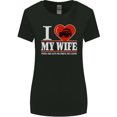 I Heart My Wife 4x4 Womens Wider Cut T-Shirt