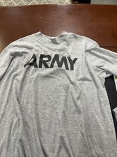 SOFFE Single Stitch Army Physical Training T Shirt Long Sleeve Large USA Made