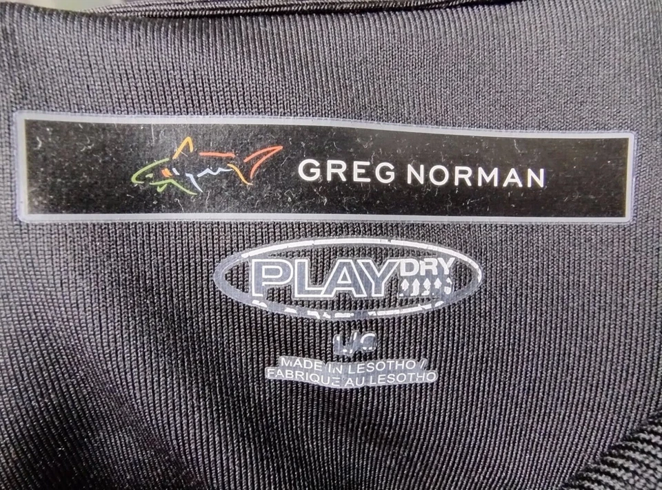 Greg Norman Golf Polo Shirt Size Large - Image 2 of 4