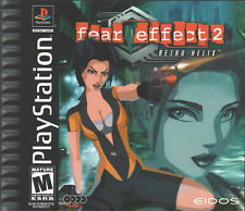 Fear Effect 2 II: Retro Helix Eidos (Playstation 1 PS1) Discs Only Near Mint!