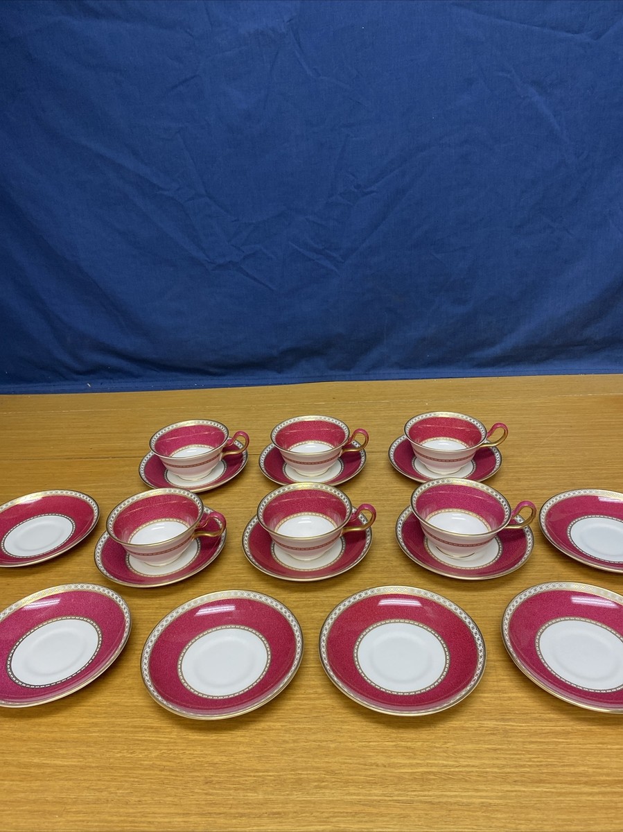 食器  ULANDER POWDER RUBY Hard to Find Rare Vintage Wedgwood Ulander, Powder Ruby