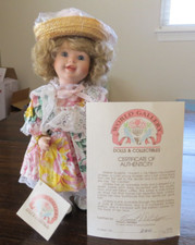 Porcelain Doll By VINCENT J DEFILIPPO "LINDSEY" 11 in -World Gallery