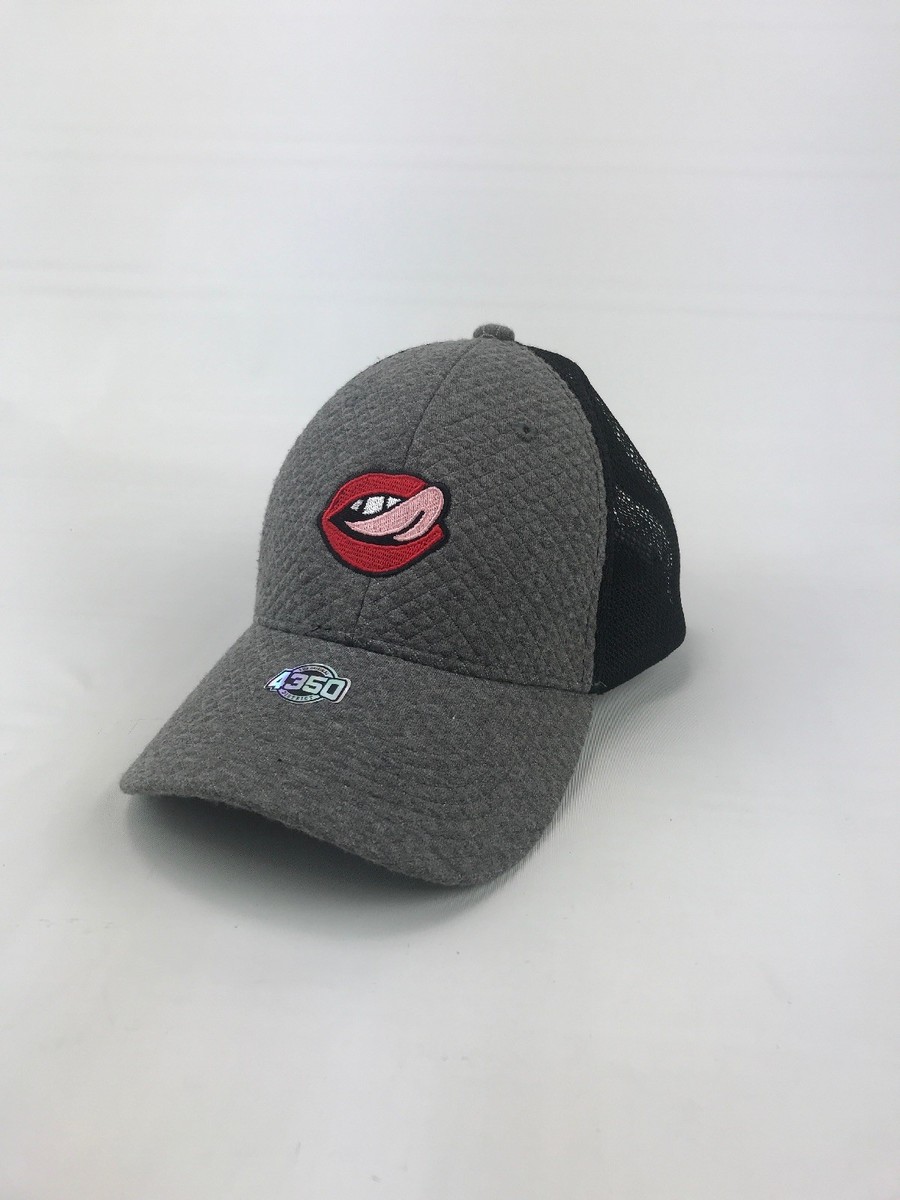 4350 District Trucker Hat Licking Lips Hat Embroidered