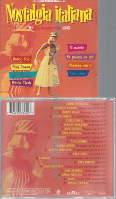 CD--VARIOUS--NOSTALGIA ITALIANA - 1965