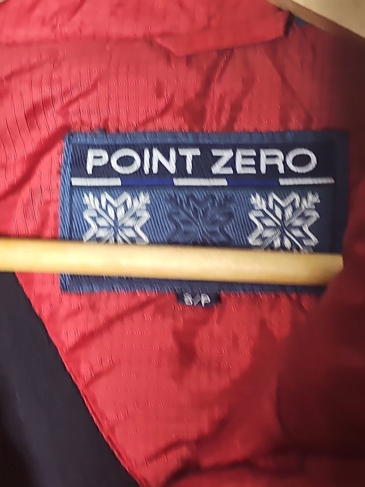 Винтажная женская спортивная парка Nicole Benisti Sport Point Zero красная маленькая/маленькая - Изображение 3 из 4