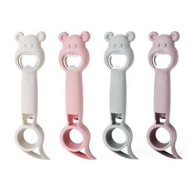4 in 1 Multi Function Can Opener Bottle,Multi Kitchen Tool for Jelly Jars,Win...