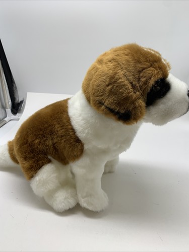 Smyths Toys Realistic St Saint Bernard Plush Toy Dog 10” EUC Fluffy & Soft! - Bild 5 von 8