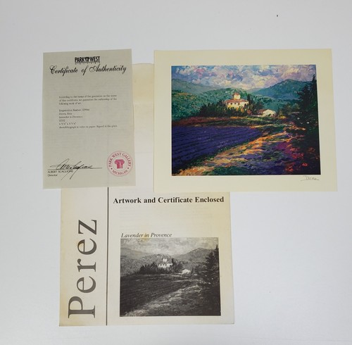 Lot of 5 Various Park West At Sea Packaged Seriolithographs w/ Certificates - Picture 5 of 7