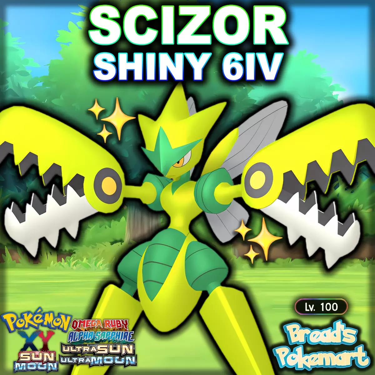 6IV Shiny Mega Evolutions Pokemon & Mega Stones for Ultra Sun & Ultra Moon