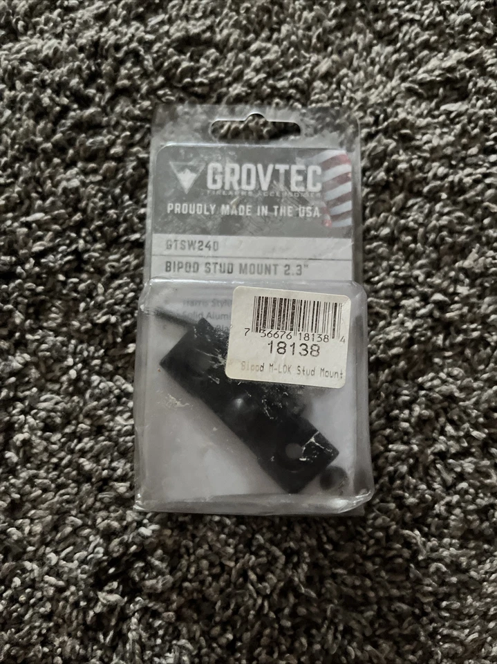 GrovTec M-LOK montaje de perno para bípode, 2,3, negro, GTSW240 Foto 2 de 3